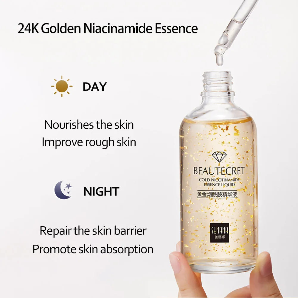 24K Gold Radiance Treatment Set – Anti-Aging Face Serum and Eye Cream ✨