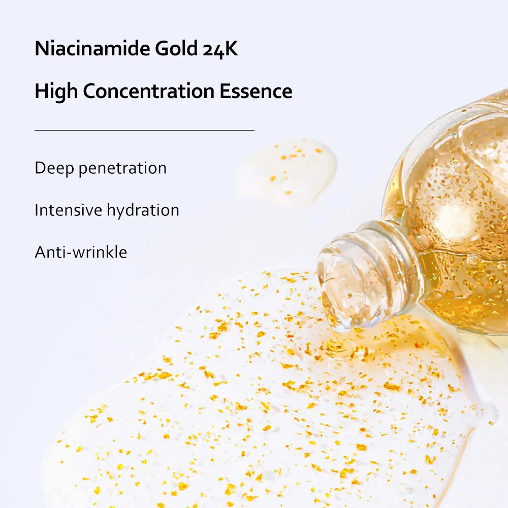 24K Gold Radiance Treatment Set – Anti-Aging Face Serum and Eye Cream ✨